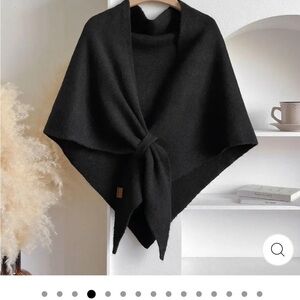 Joceylna Elegant Black Women's Shawl